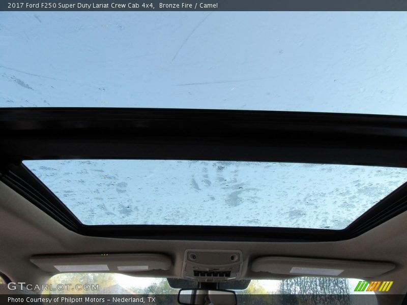Sunroof of 2017 F250 Super Duty Lariat Crew Cab 4x4