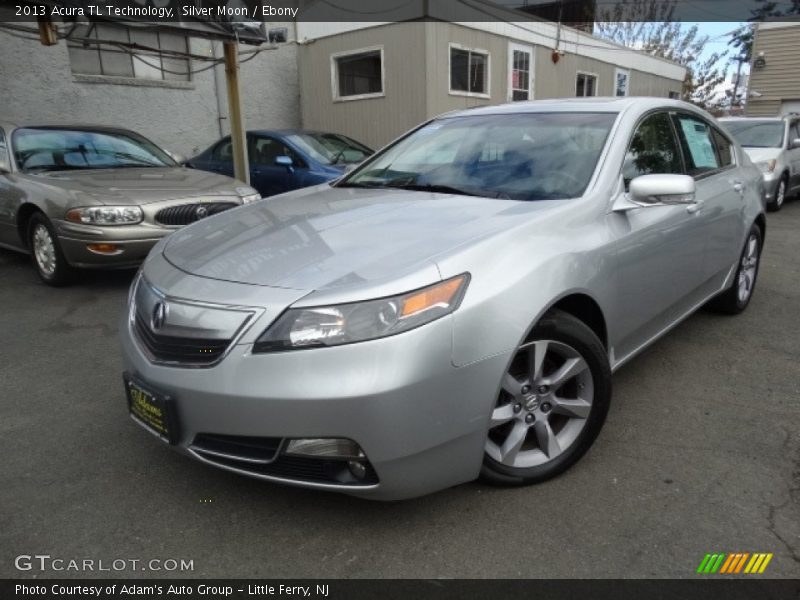 Silver Moon / Ebony 2013 Acura TL Technology
