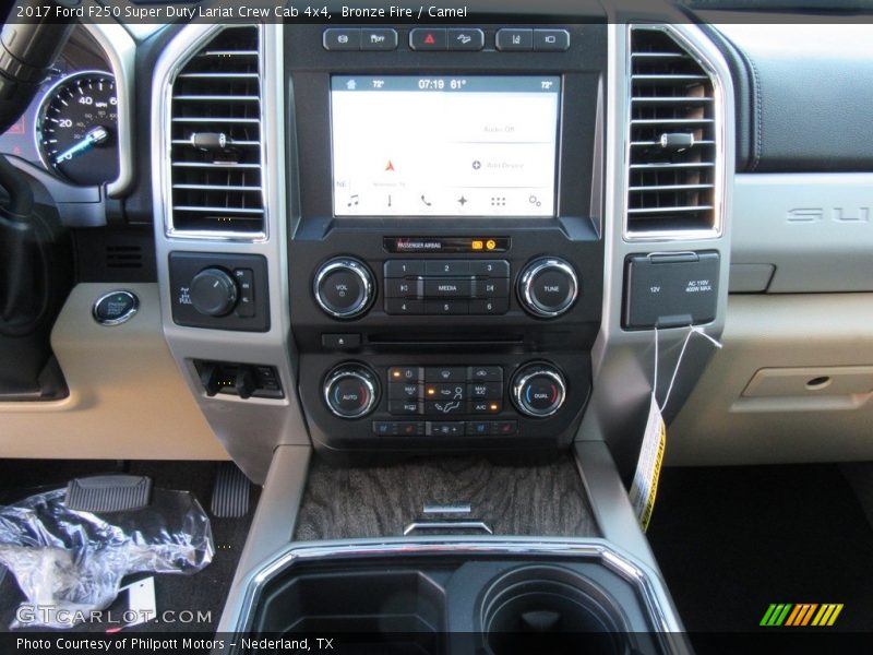 Controls of 2017 F250 Super Duty Lariat Crew Cab 4x4