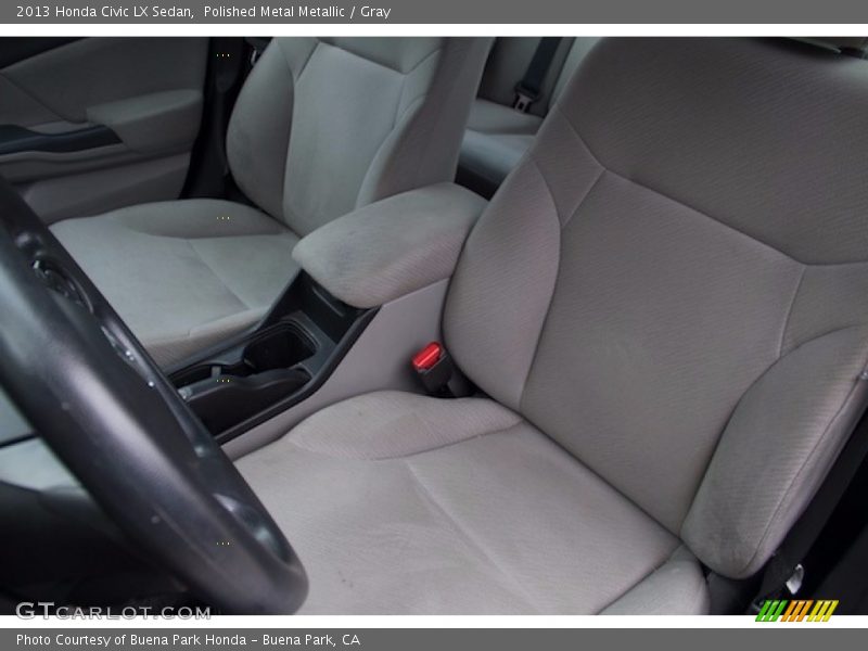 Polished Metal Metallic / Gray 2013 Honda Civic LX Sedan
