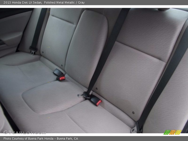 Polished Metal Metallic / Gray 2013 Honda Civic LX Sedan