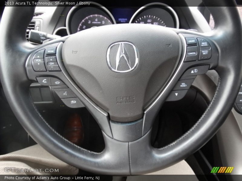 Silver Moon / Ebony 2013 Acura TL Technology