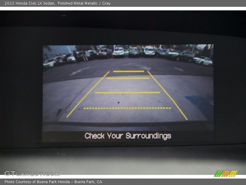 Polished Metal Metallic / Gray 2013 Honda Civic LX Sedan