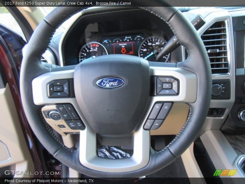  2017 F250 Super Duty Lariat Crew Cab 4x4 Steering Wheel