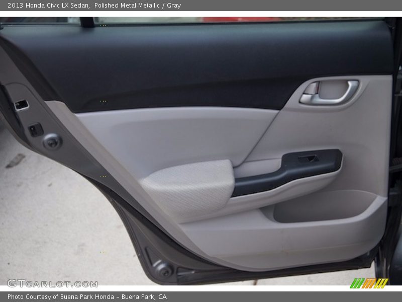 Polished Metal Metallic / Gray 2013 Honda Civic LX Sedan