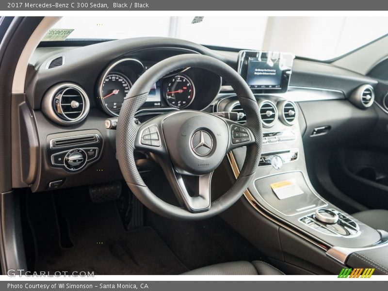Black / Black 2017 Mercedes-Benz C 300 Sedan