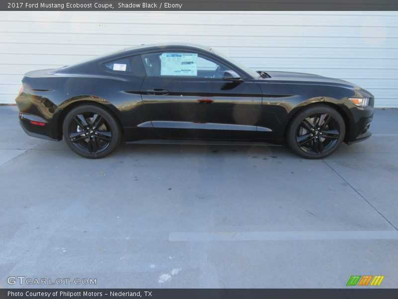 Shadow Black / Ebony 2017 Ford Mustang Ecoboost Coupe
