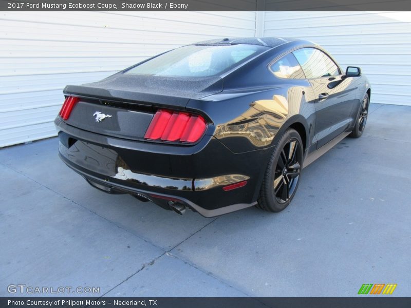 Shadow Black / Ebony 2017 Ford Mustang Ecoboost Coupe