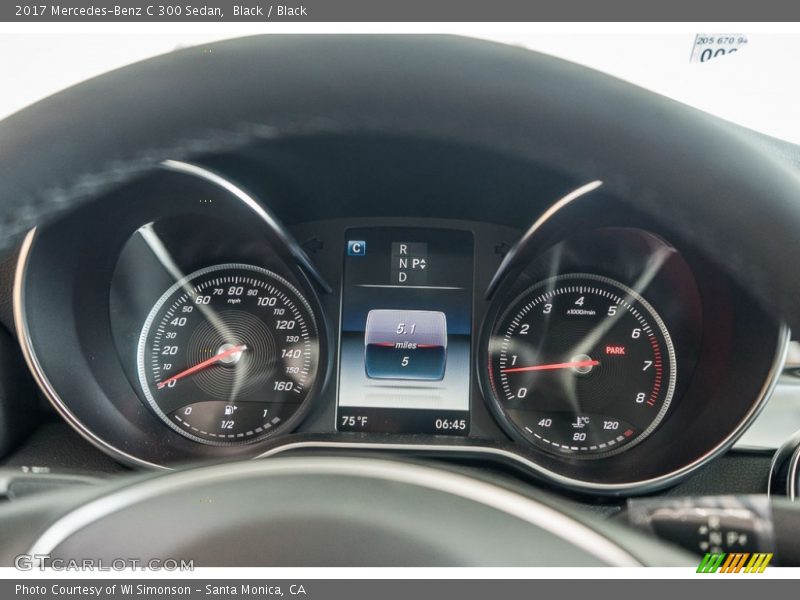 Black / Black 2017 Mercedes-Benz C 300 Sedan