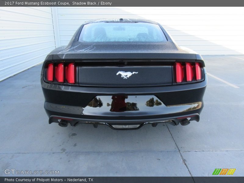 Shadow Black / Ebony 2017 Ford Mustang Ecoboost Coupe
