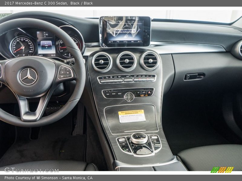 Black / Black 2017 Mercedes-Benz C 300 Sedan