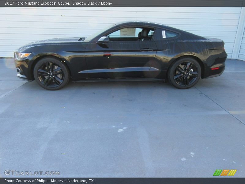 Shadow Black / Ebony 2017 Ford Mustang Ecoboost Coupe