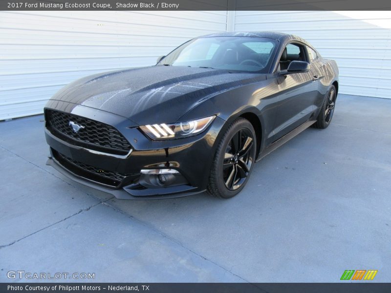 Shadow Black / Ebony 2017 Ford Mustang Ecoboost Coupe