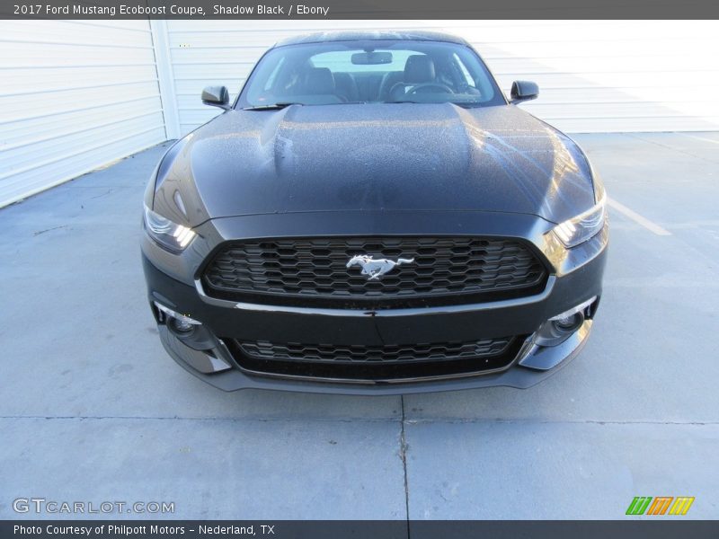 Shadow Black / Ebony 2017 Ford Mustang Ecoboost Coupe