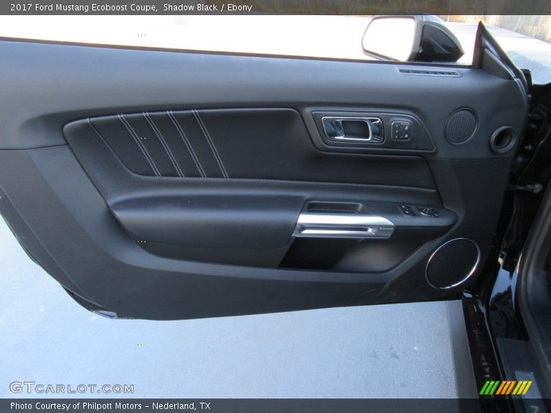 Shadow Black / Ebony 2017 Ford Mustang Ecoboost Coupe