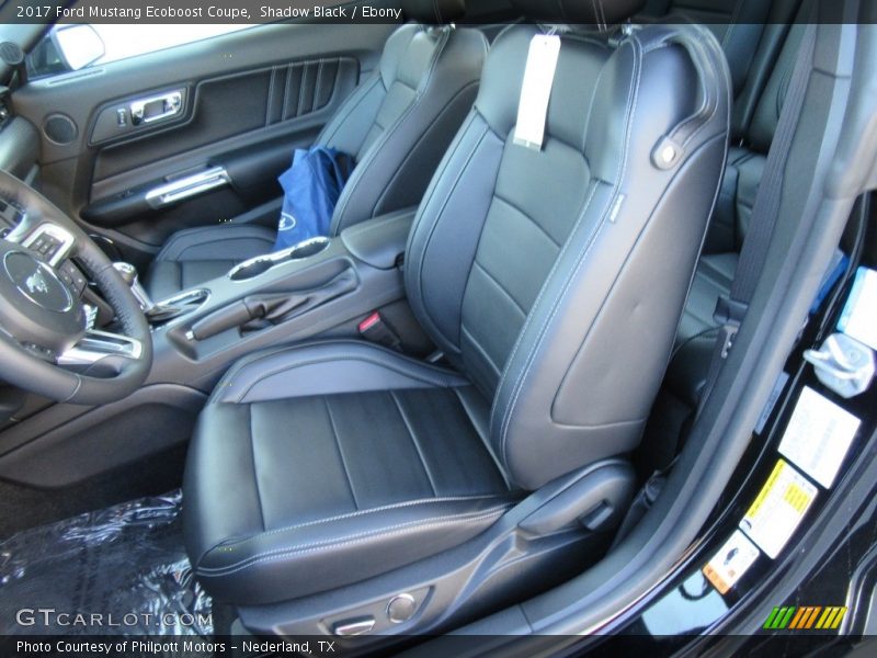 Shadow Black / Ebony 2017 Ford Mustang Ecoboost Coupe