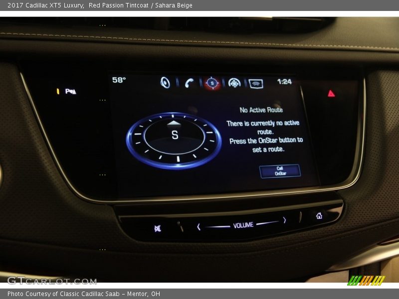 Red Passion Tintcoat / Sahara Beige 2017 Cadillac XT5 Luxury