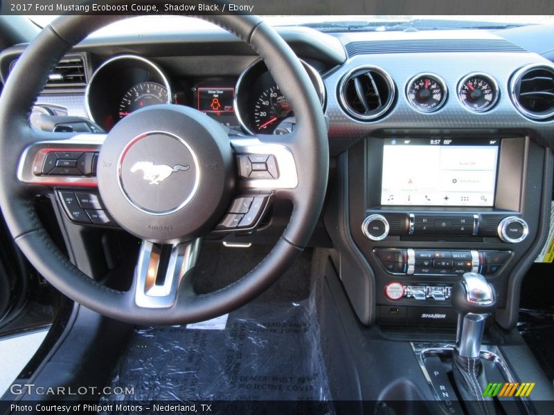 Shadow Black / Ebony 2017 Ford Mustang Ecoboost Coupe