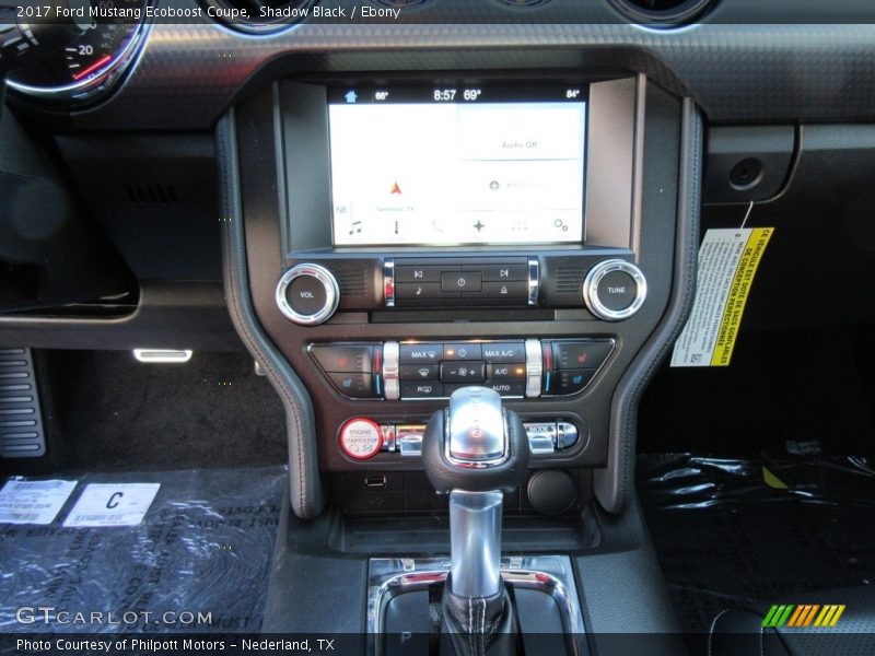 Shadow Black / Ebony 2017 Ford Mustang Ecoboost Coupe