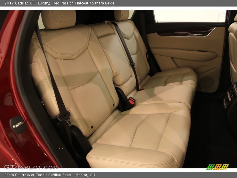 Red Passion Tintcoat / Sahara Beige 2017 Cadillac XT5 Luxury