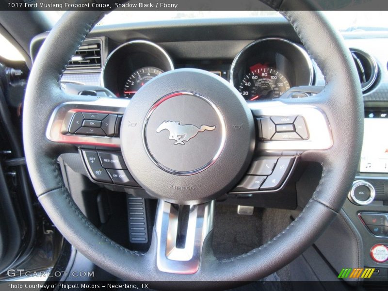 Shadow Black / Ebony 2017 Ford Mustang Ecoboost Coupe