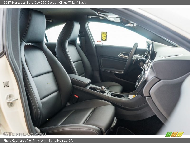 Cirrus White / Black 2017 Mercedes-Benz CLA 250 Coupe