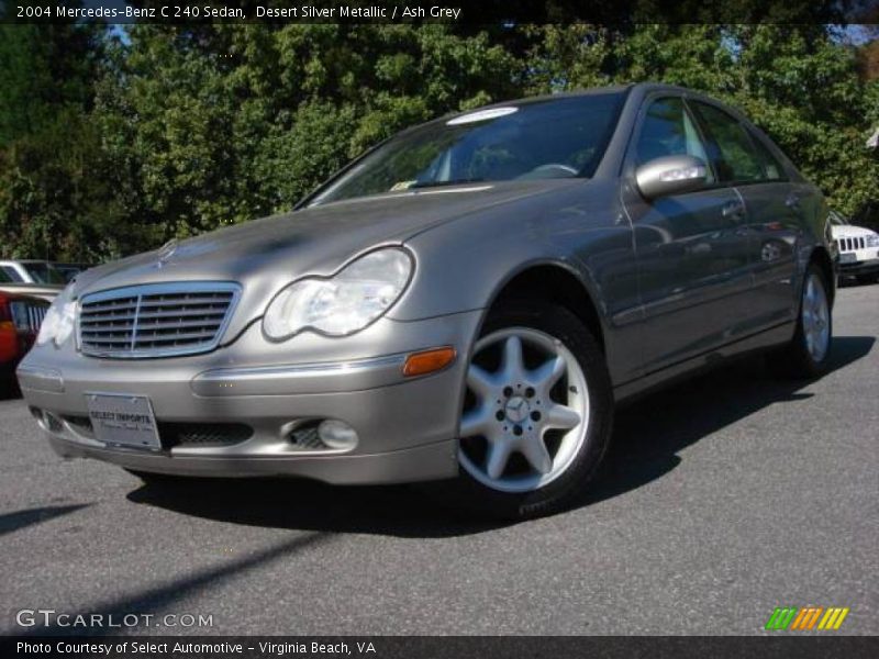 Desert Silver Metallic / Ash Grey 2004 Mercedes-Benz C 240 Sedan