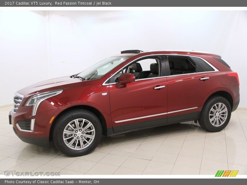 Red Passion Tintcoat / Jet Black 2017 Cadillac XT5 Luxury