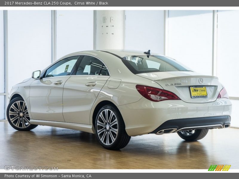 Cirrus White / Black 2017 Mercedes-Benz CLA 250 Coupe