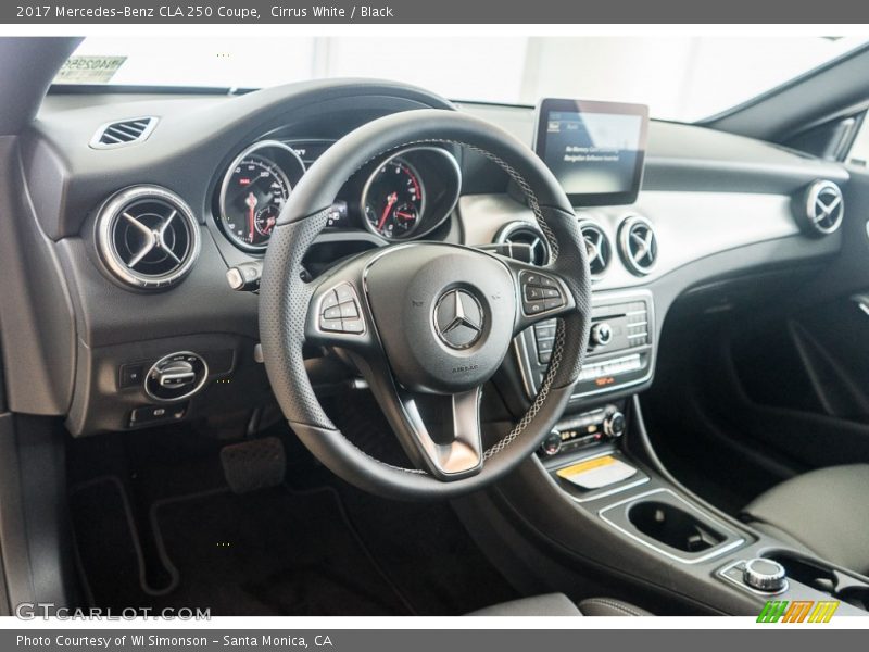 Cirrus White / Black 2017 Mercedes-Benz CLA 250 Coupe