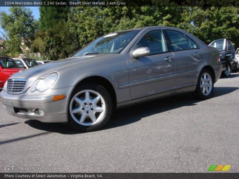 Desert Silver Metallic / Ash Grey 2004 Mercedes-Benz C 240 Sedan