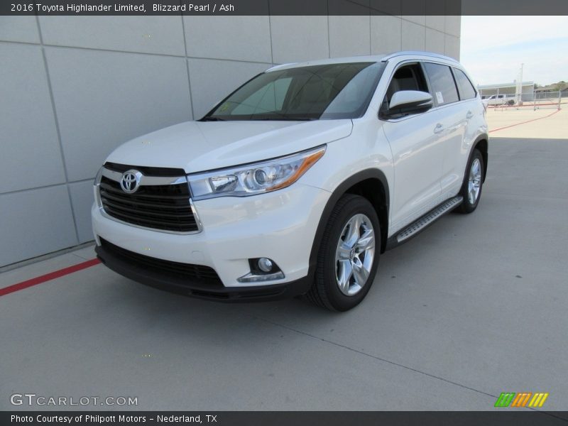 Blizzard Pearl / Ash 2016 Toyota Highlander Limited