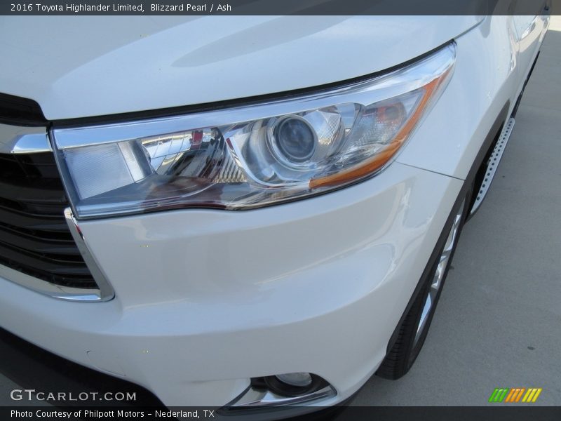 Blizzard Pearl / Ash 2016 Toyota Highlander Limited
