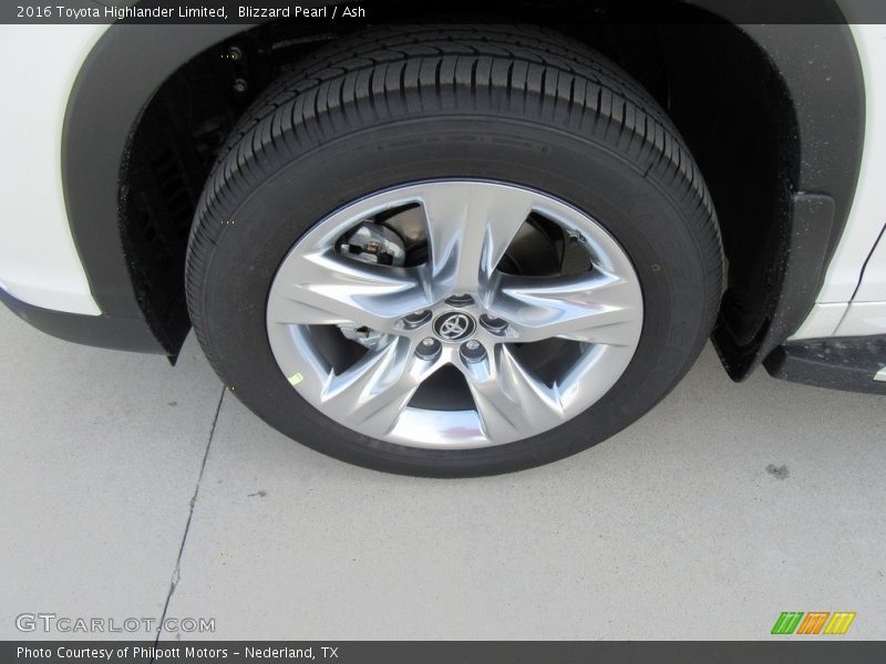 Blizzard Pearl / Ash 2016 Toyota Highlander Limited