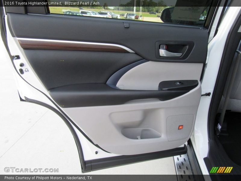 Blizzard Pearl / Ash 2016 Toyota Highlander Limited