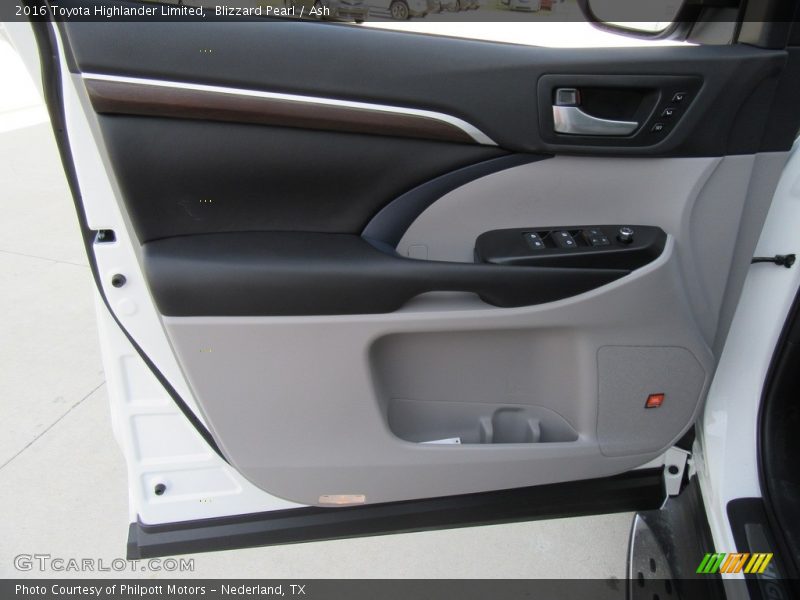 Blizzard Pearl / Ash 2016 Toyota Highlander Limited