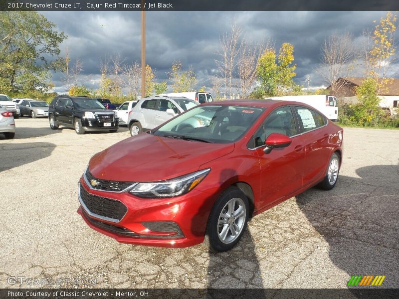 Cajun Red Tintcoat / Jet Black 2017 Chevrolet Cruze LT