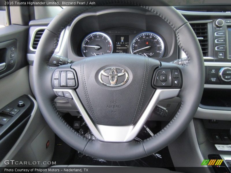 Blizzard Pearl / Ash 2016 Toyota Highlander Limited