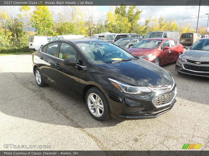 Mosaic Black Metallic / Jet Black 2017 Chevrolet Cruze LT