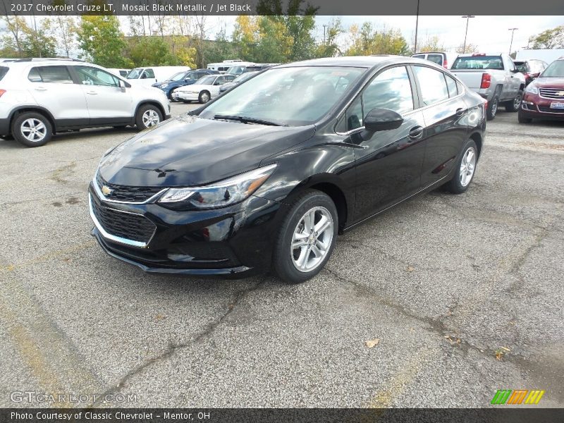 Mosaic Black Metallic / Jet Black 2017 Chevrolet Cruze LT