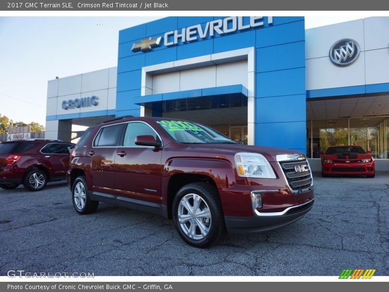 Crimson Red Tintcoat / Jet Black 2017 GMC Terrain SLE