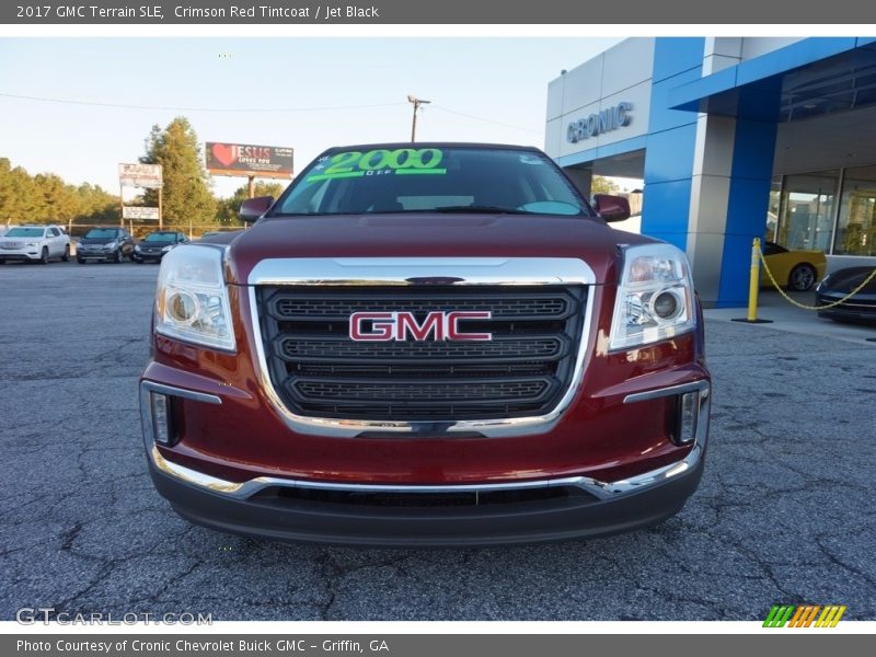 Crimson Red Tintcoat / Jet Black 2017 GMC Terrain SLE