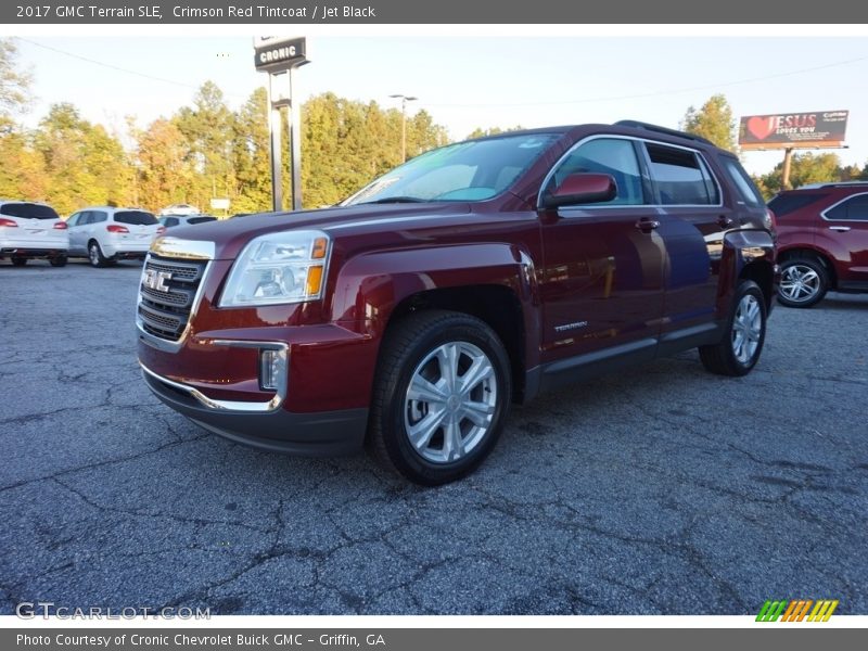 Crimson Red Tintcoat / Jet Black 2017 GMC Terrain SLE