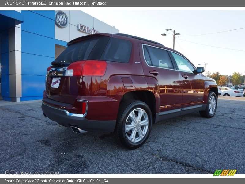 Crimson Red Tintcoat / Jet Black 2017 GMC Terrain SLE