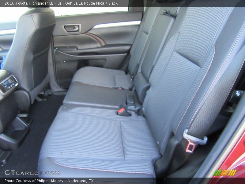 Ooh La La Rouge Mica / Black 2016 Toyota Highlander LE Plus