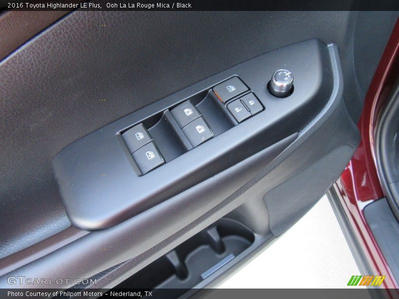 Ooh La La Rouge Mica / Black 2016 Toyota Highlander LE Plus