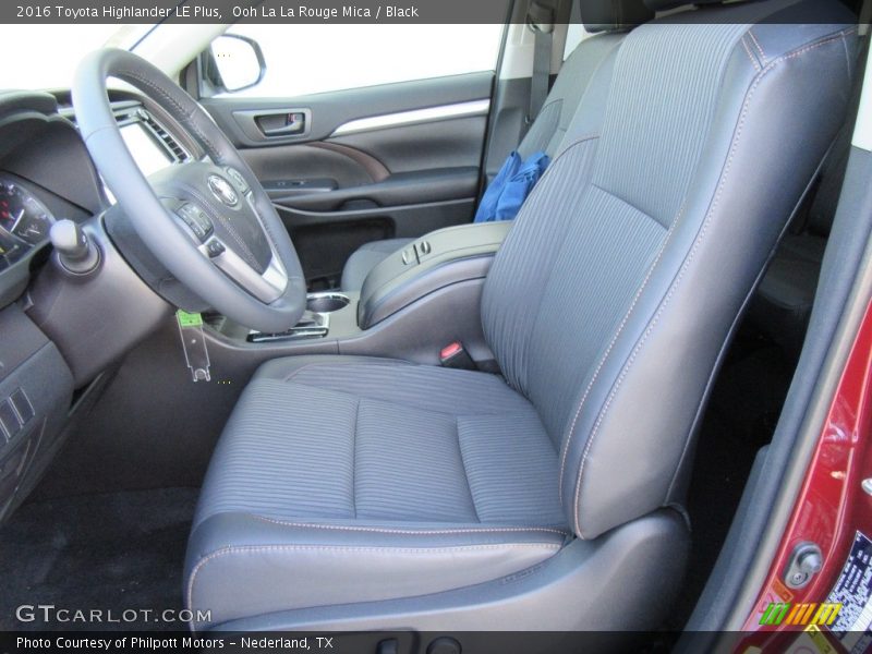 Ooh La La Rouge Mica / Black 2016 Toyota Highlander LE Plus