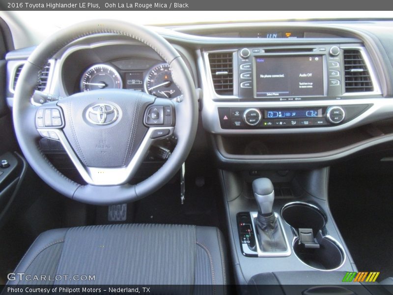 Ooh La La Rouge Mica / Black 2016 Toyota Highlander LE Plus