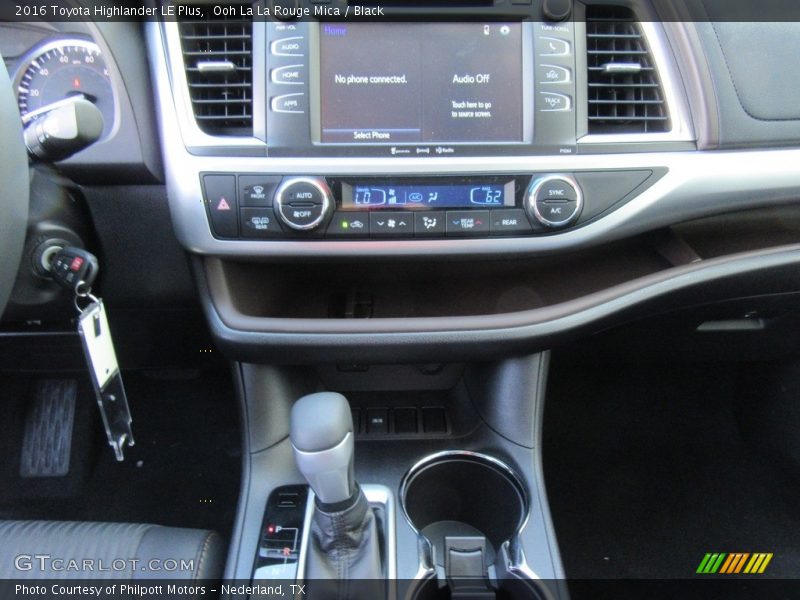 Ooh La La Rouge Mica / Black 2016 Toyota Highlander LE Plus