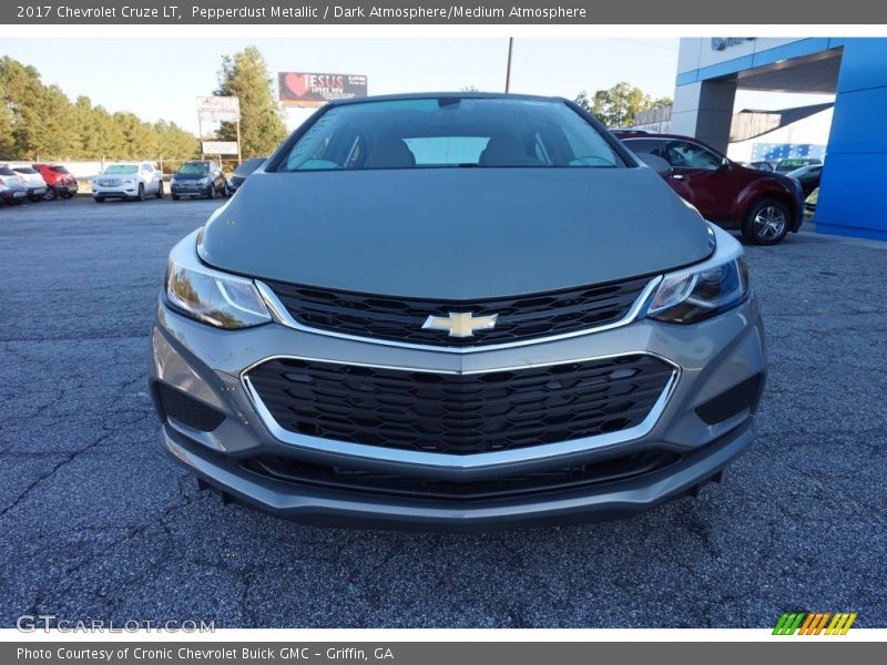 Pepperdust Metallic / Dark Atmosphere/Medium Atmosphere 2017 Chevrolet Cruze LT